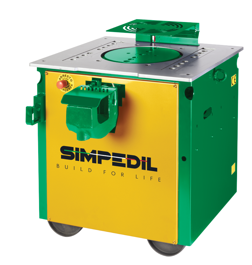 Dobladora-Cizalla de barras de acero Simpedil 32/36 - Equintec (foto 1 de 2)