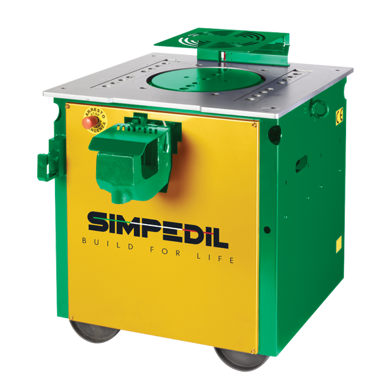 Dobladora-Cizalla de barras de acero Simpedil 32/36 - Equintec (foto 1 de 2)